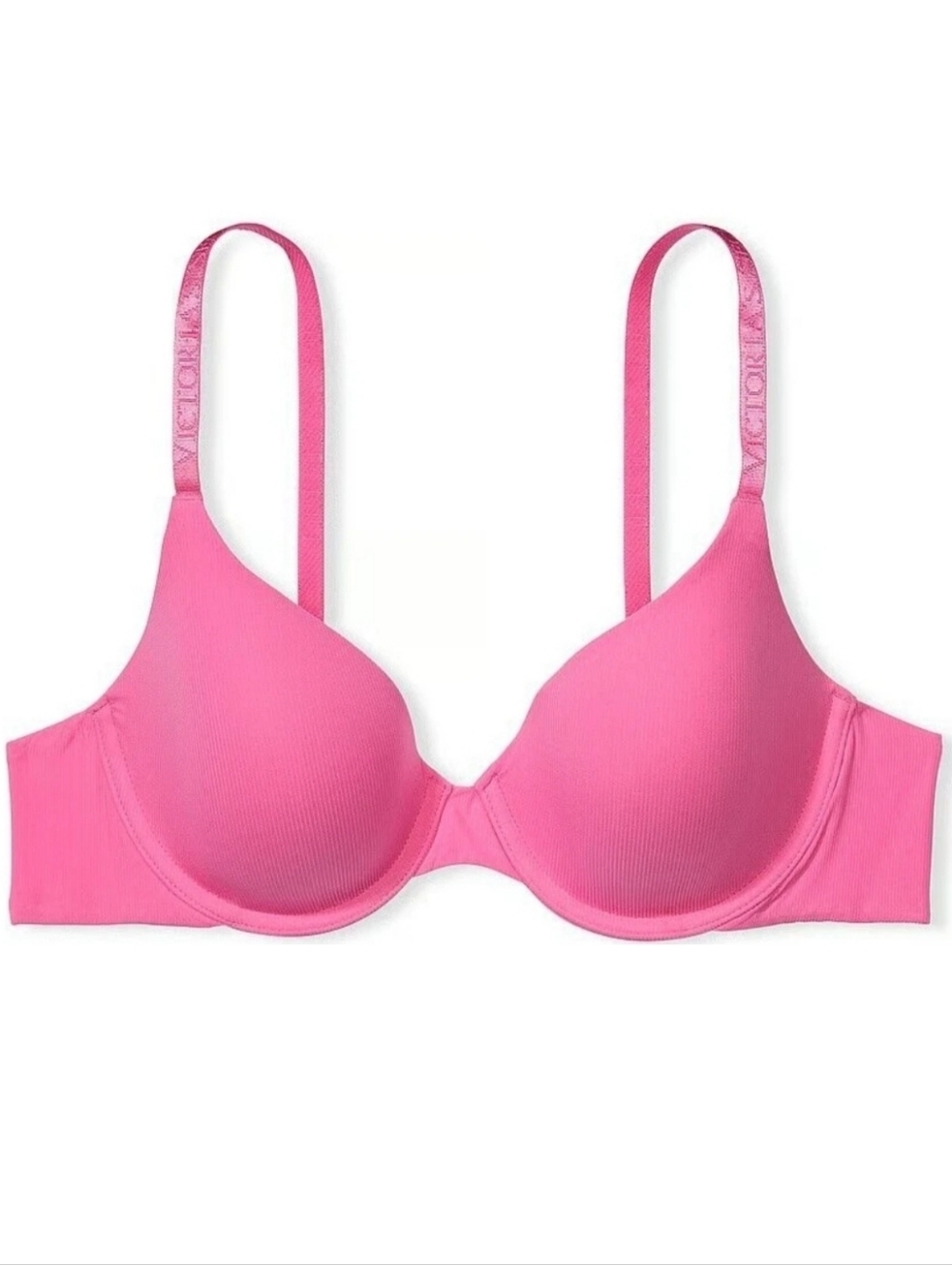 Victoria's Secret Pink Molded Wirefree T-Shirt Bra - Bright Pink NWT Sz S